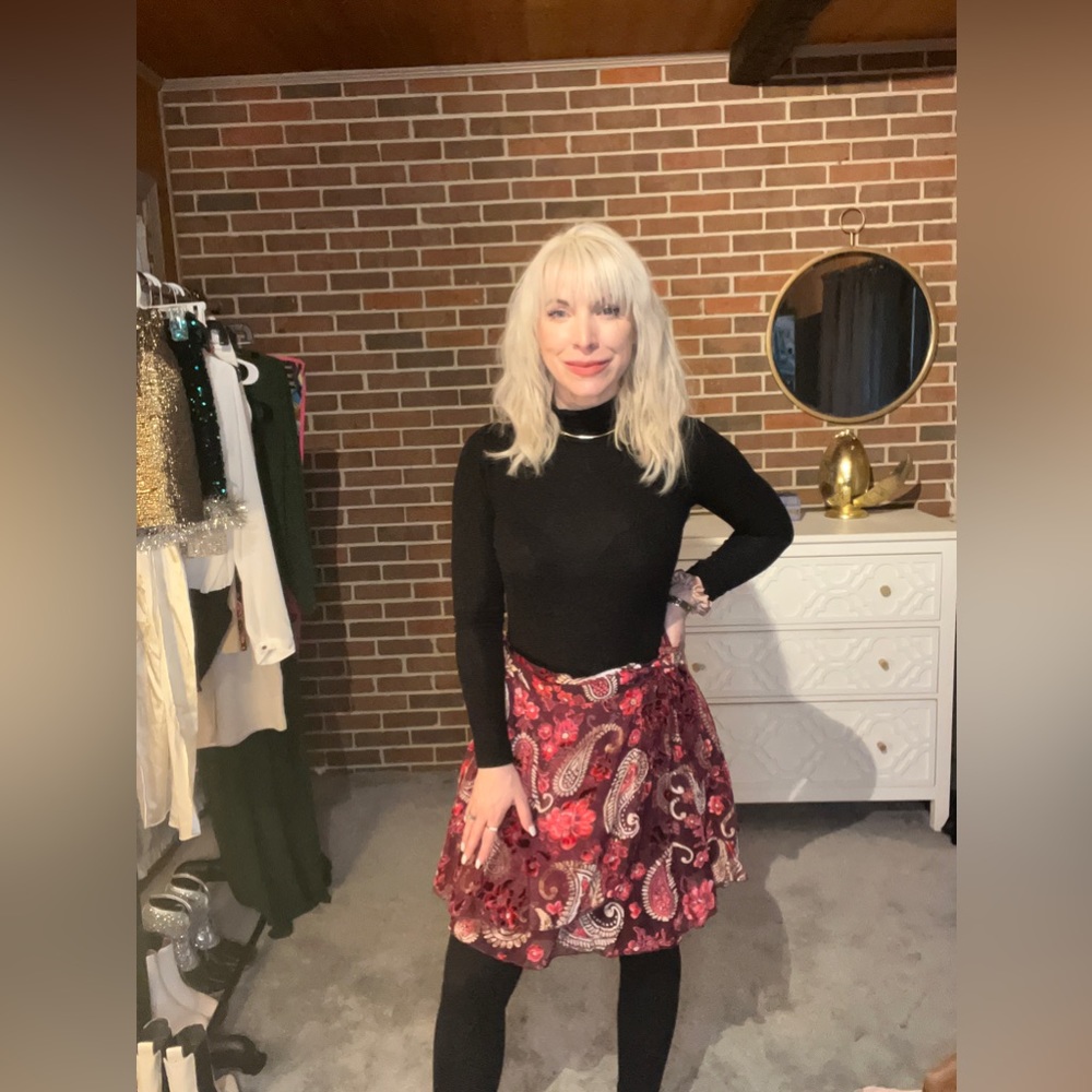 Francesca’s flowy skirt